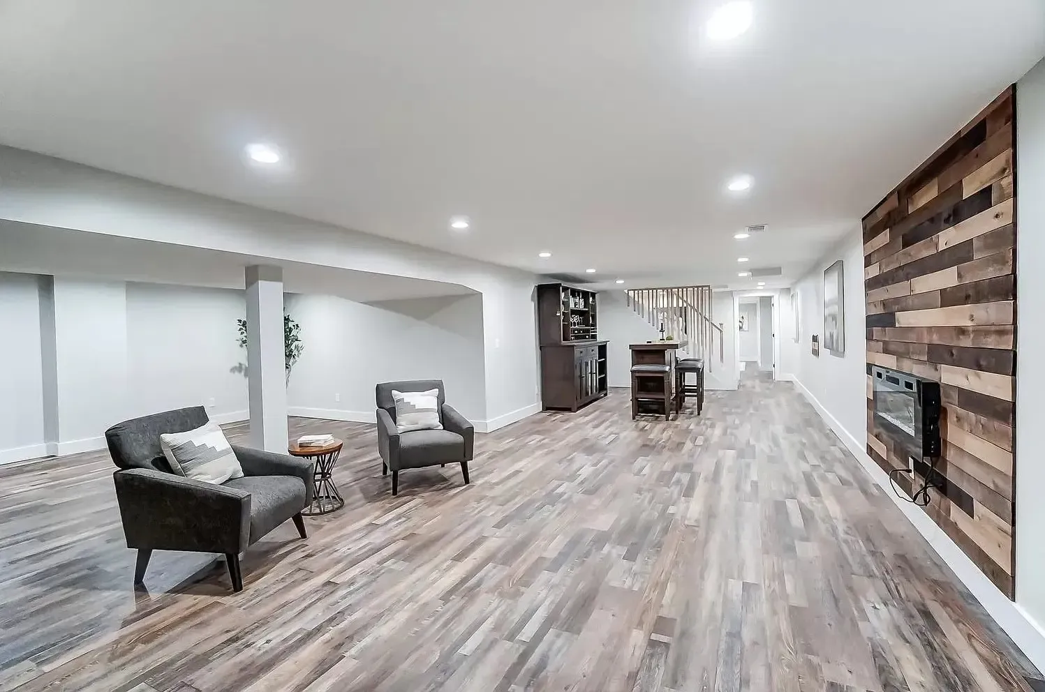 Finished Basement Living Space - Image 3