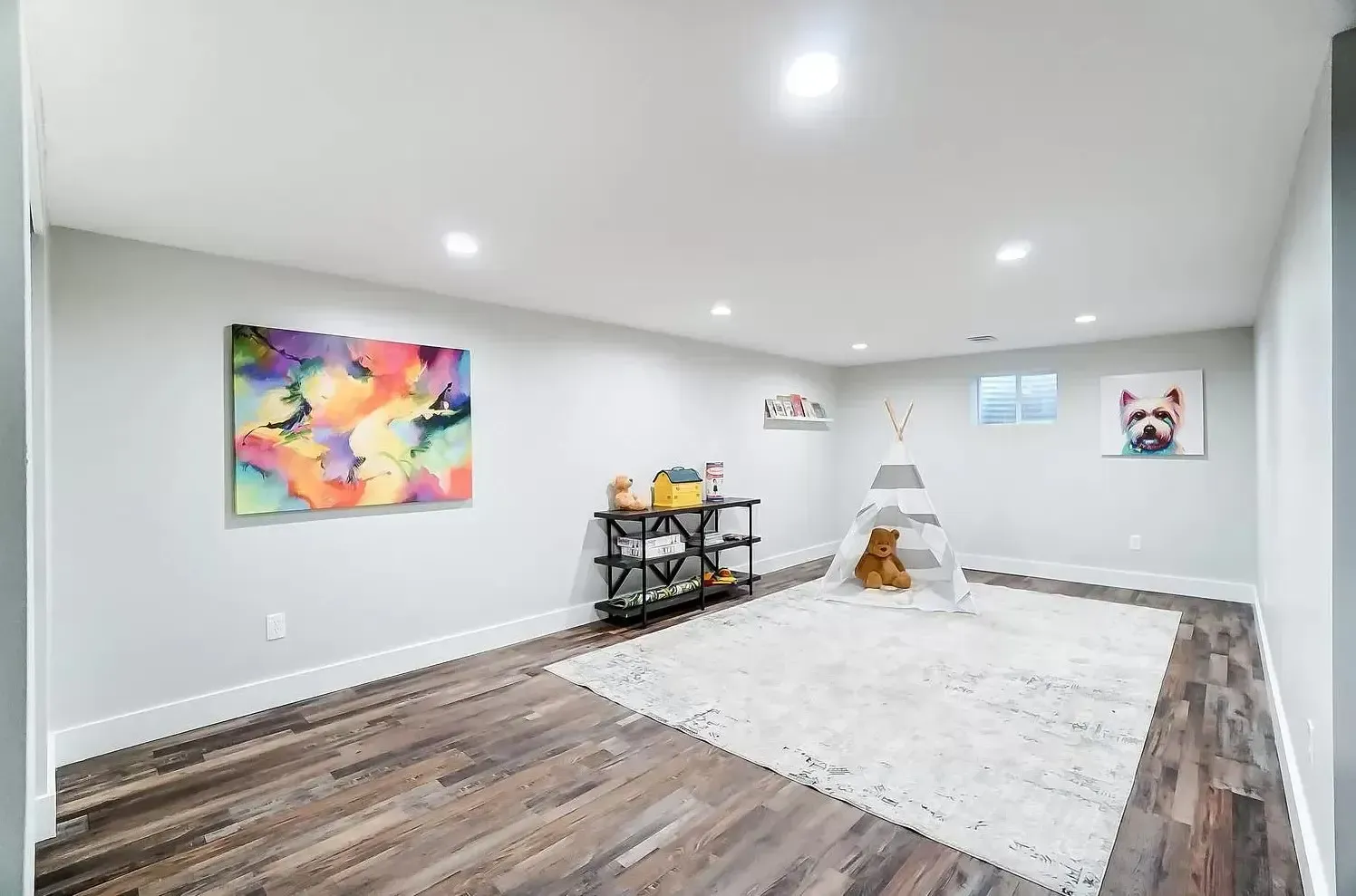 Finished Basement Living Space - Image 8