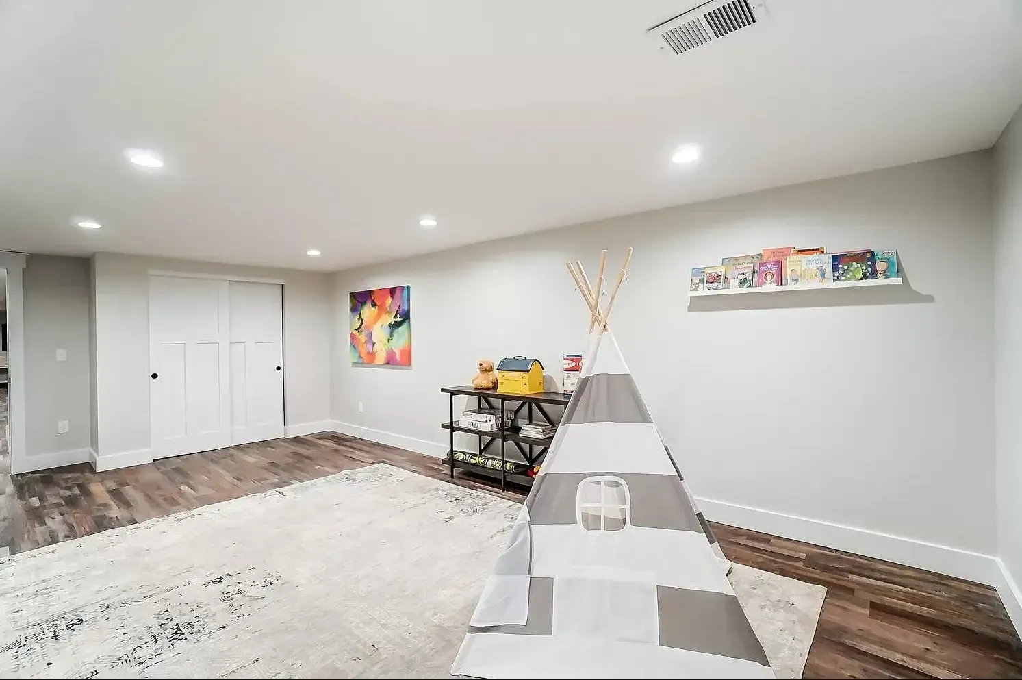 Finished Basement Living Space - Image 7