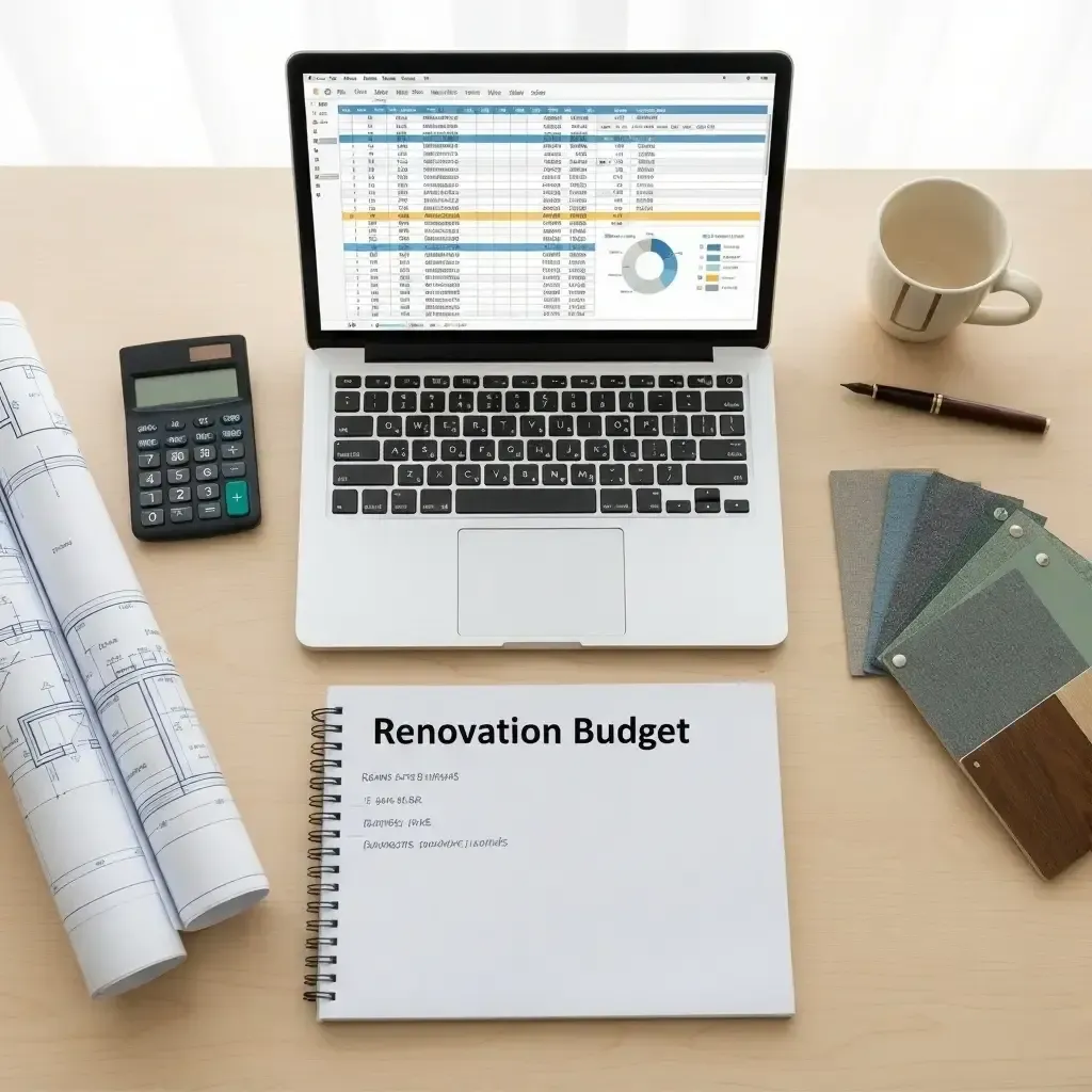 How can I effectively budget for a home renovation?